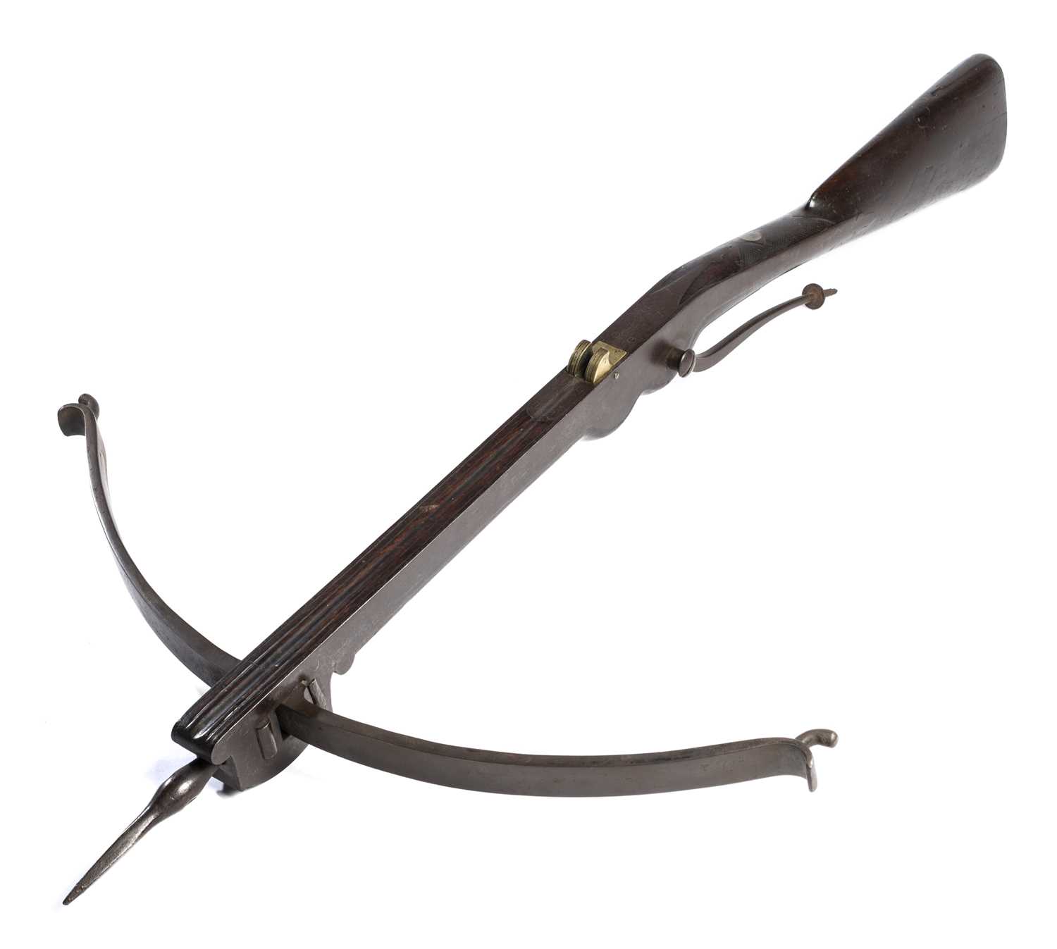 Lot 237 - A LARGE CROSSBOW, EARLY 19TH CENTURY, PROBABLY FLEMISH