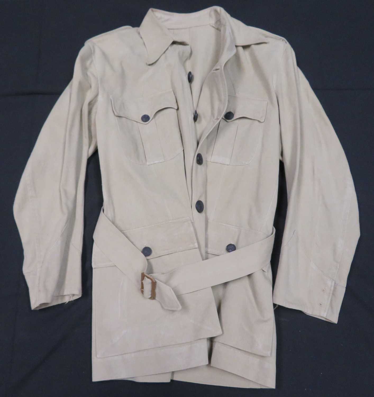 Lot 434 - â’¶ AN OFFICER'S BUSH JACKET OF THE KING'S AFRICAN RIFLES, MID-20TH CENTURY