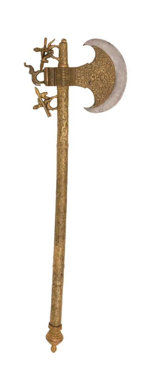 Lot 45 - AN INDIAN AXE