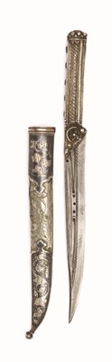 Lot 15 - A TURKISH KNIFE