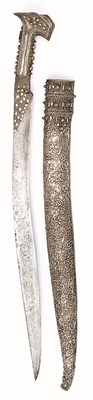 Lot 24 - A BALKAN SILVER-MOUNTED YATAGHAN