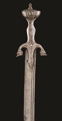 Lot 47 - AN INDIAN HEADSMAN'S SWORD