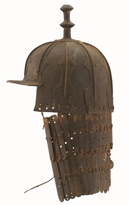 Lot 64 - A RARE EASTERN HELMET
