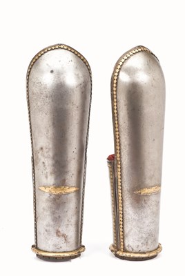 Lot 79 - A PAIR OF INDIAN BAZU BANDS