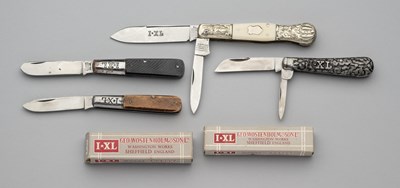 Lot 640 - SIX POCKET KNIVES, GEORGE WOSTENHOLM, SHEFFIELD, 20TH CENTURY