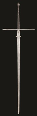 Lot 121 - **A TWO-HAND SWORD