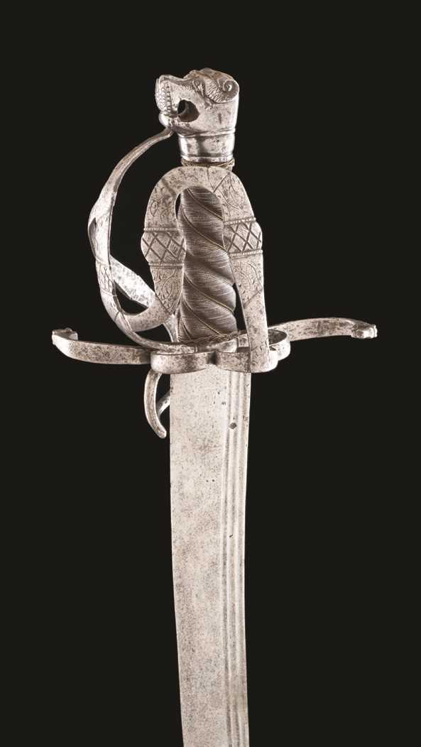 Lot 126 - **A SWISS CAVALRY SWORD