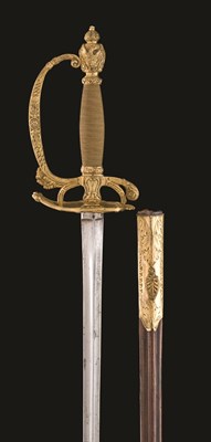 Lot 146 - **A FRENCH OFFICER'S SMALL-SWORD