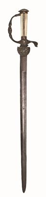 Lot 157 - A HUNTING SWORD