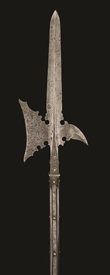 Lot 175 - A GERMAN HALBERD