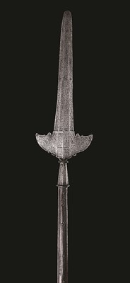 Lot 182 - A RARE ETCHED PARTISAN THIRD QUARTER OF THE 17TH CENTURY