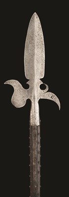 Lot 186 - A GERMAN HALBERD