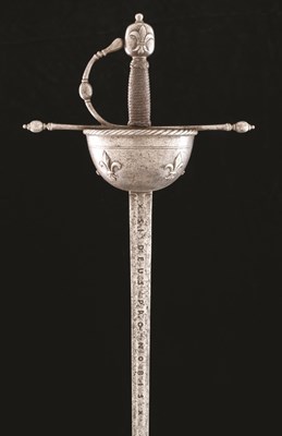 Lot 193 - **A CUP-HILT RAPIER IN SPANISH MID-17TH CENTURY STYLE