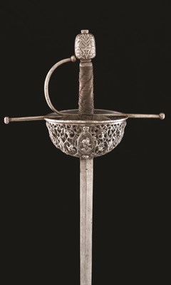 Lot 194 - **A CUP-HILT RAPIER IN SPANISH MID-17TH CENTURY STYLE