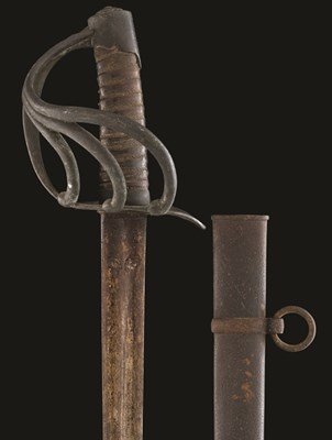 Lot 200 - A FRENCH MODEL AN XIII HEAVY CAVALRY TROOPER'S SWORD