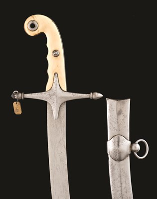 Lot 207 - A GERMAN LIGHT CAVALRY GENERAL OFFICER'S MAMELUKE-HILTED SWORD