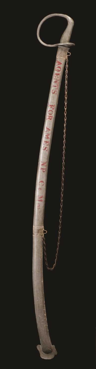 Lot 210 - AN AMERICAN SWORD RETAILER'S SIGN FOR AMES