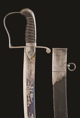 Lot 213 - A 1796 PATTERN LIGHT CAVALRY OFFICER'S SWORD