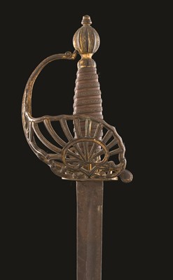 Lot 214 - A RARE DRAGOON OFFICER'S BACKSWORD
