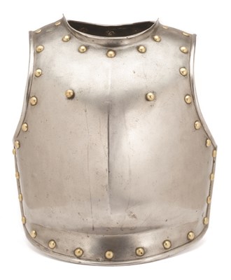 Lot 227 - A CONTINENTAL CAVALRY CUIRASS BY DECHANGE A LIÃˆGE