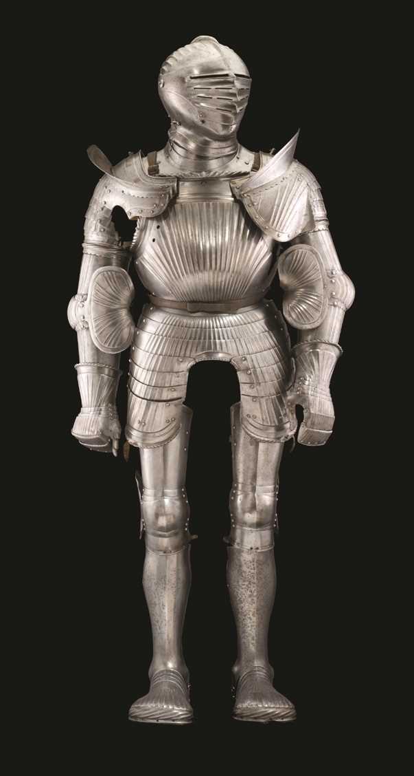 Lot 233 - A COMPOSITE GERMAN FLUTED FIELD ARMOUR IN THE SO-CALLED MAXIMILIAN FASHION, CIRCA 1515-1530