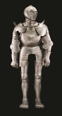 Lot 233 - A COMPOSITE GERMAN FLUTED FIELD ARMOUR IN THE SO-CALLED MAXIMILIAN FASHION, CIRCA 1515-1530