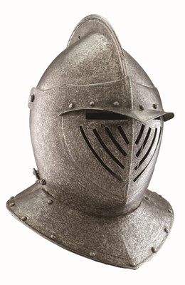 Lot 242 - A NORTH EUROPEAN CUIRASSIER CLOSE HELMET