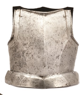 Lot 256 - **A SOUTH GERMAN CUIRASS FOR LIGHT FIELD USE