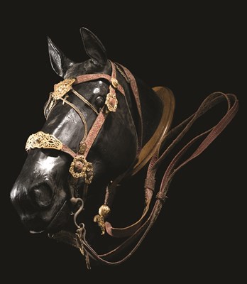 Lot 269 - AN EAST EUROPEAN HORSE BRIDLE