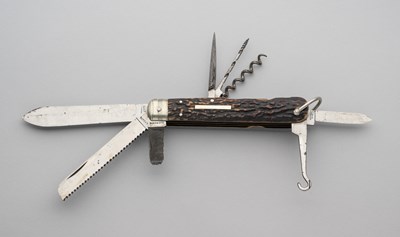 Lot 723 - A SPORTSMAN’S KNIFE, JOHN PETTY & SONS, SHEFFIELD, LATE 19TH CENTURY