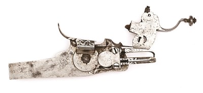 Lot 302 - A DETACHED GERMAN WHEEL-LOCK