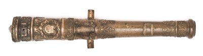 Lot 313 - **A FINE SOUTH GERMAN BRONZE SALUTING CANNON BY ULRICH MAYSCHPERGER