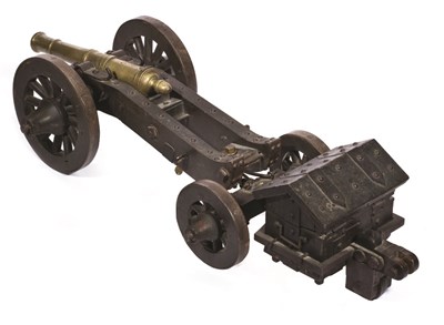 Lot 319 - **A BRONZE SALUTING CANNON