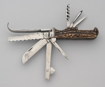 Lot 734 - A COACHMAN’S KNIFE, JAMES RODGERS, SHEFFIELD, MID-19TH CENTURY