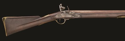 Lot 332 - A .750 CALIBRE FLINTLOCK VOLUNTEER MUSKET OF THE THORESBY VOLUNTEERS