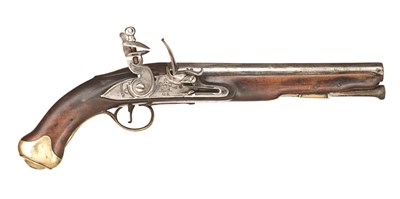 Lot 343 - A .650 CALIBRE FLINTLOCK DRAGOON PISTOL