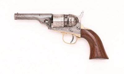 Lot 356 - A .36 CALIBRE RIM-FIRE U.S. COLT MODEL 1871/72 CARTRIDGE CONVERTED POCKET REVOLVER