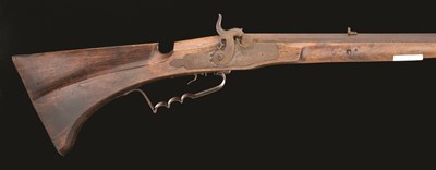 Lot 362 - AN UNUSUAL 32 BORE SPORTING RIFLE
