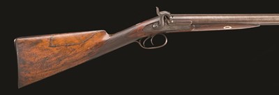 Lot 363 - A 14 BORE D.B. PERCUSSION SPORTING GUN BY SAMUEL & CHARLES SMITH