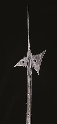 Lot 170 - A GERMAN HALBERD