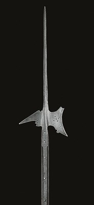 Lot 179 - A GERMAN HALBERD