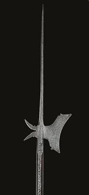 Lot 180 - A GERMAN HALBERD