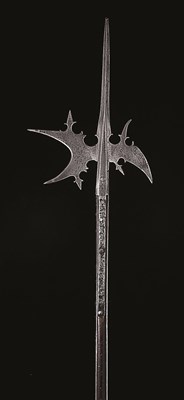 Lot 188 - A GERMAN HALBERD