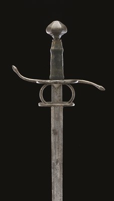 Lot 214 - A COMPOSITE GERMAN RAPIER, THIRD QUARTER OF THE 16TH CENTURY