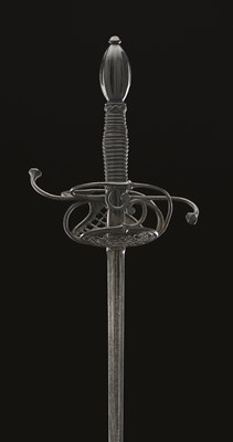 Lot 219 - A FINE ENGLISH RAPIER