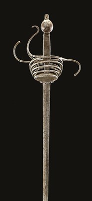 Lot 221 - AN ITALIAN MULTI-RING RAPIER, CIRCA 1630