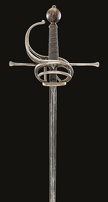 Lot 242 - A SWEPT-HILT RAPIER IN 17TH CENTURY STYLE