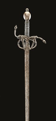 Lot 246 - A RAPIER IN LATE 16TH/17TH CENTURY STYLE