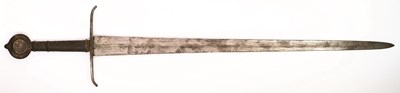 Lot 248 - A HAND-AND-A-HALF SWORD IN 15TH CENTURY STYLE