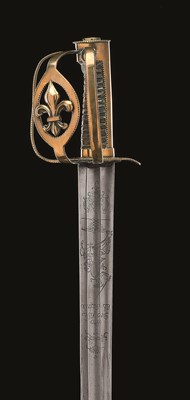 Lot 266 - A FRENCH OFFICER'S SABRE